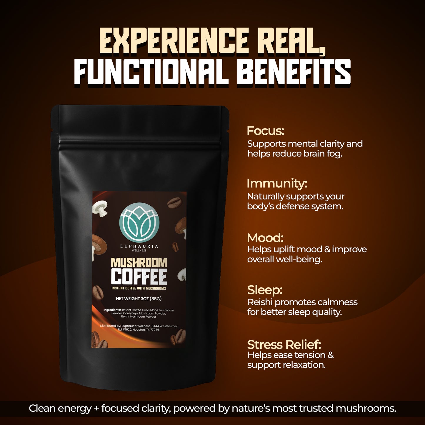 Instant Coffee with Mushrooms