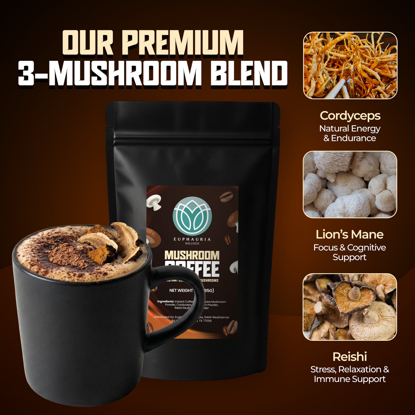 Instant Coffee with Mushrooms