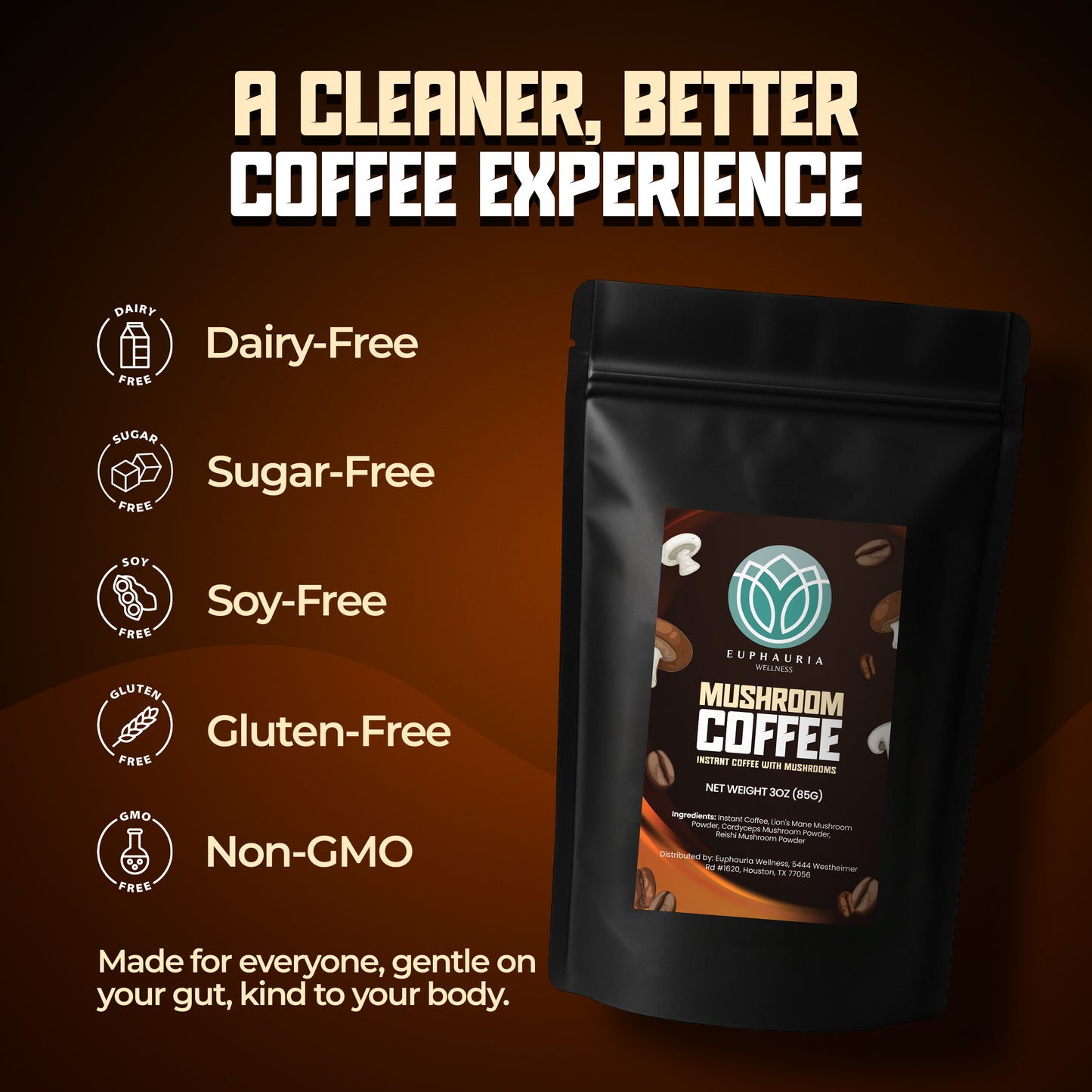 Instant Coffee with Mushrooms