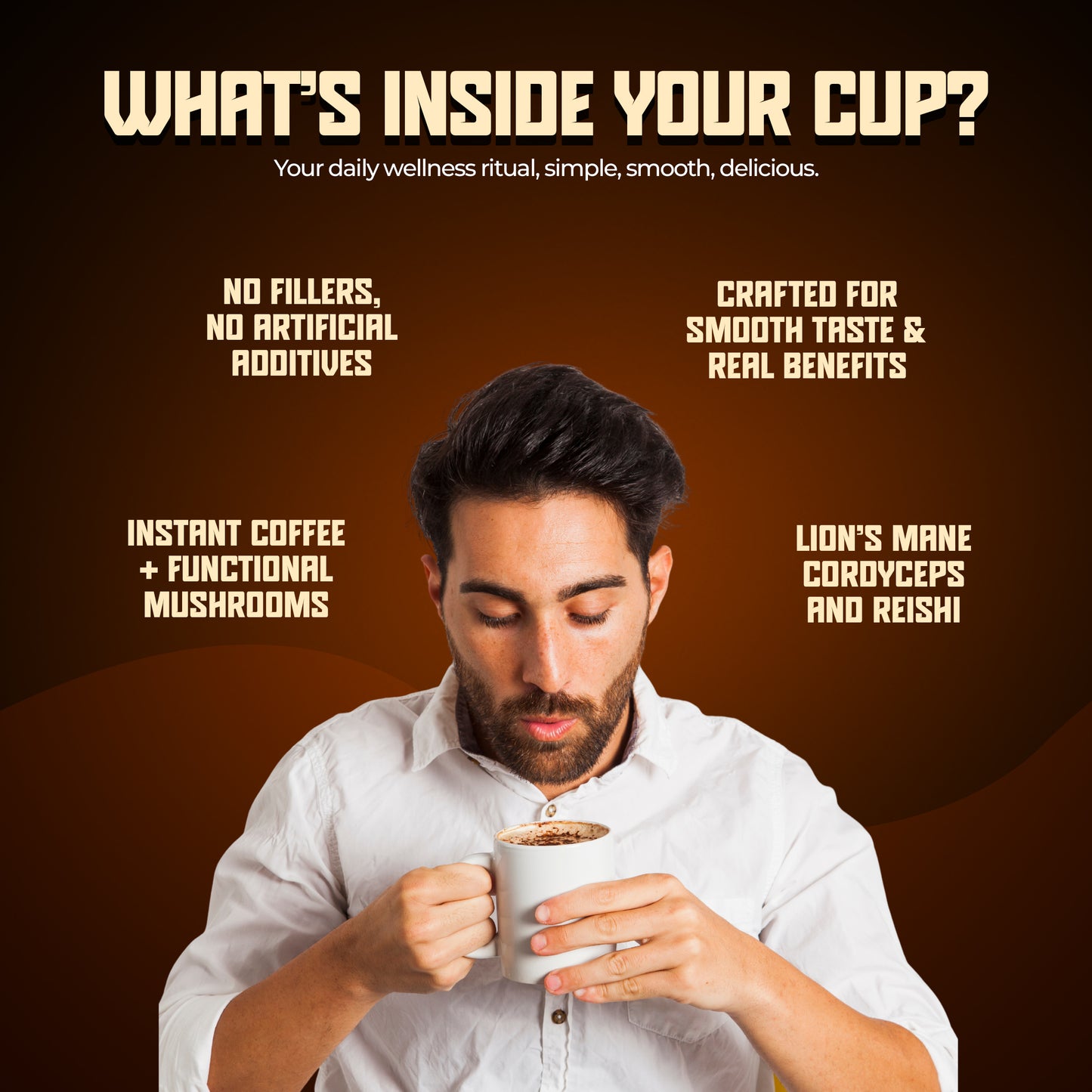 Instant Coffee with Mushrooms